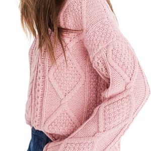 Madewell Slope Cable Pullover